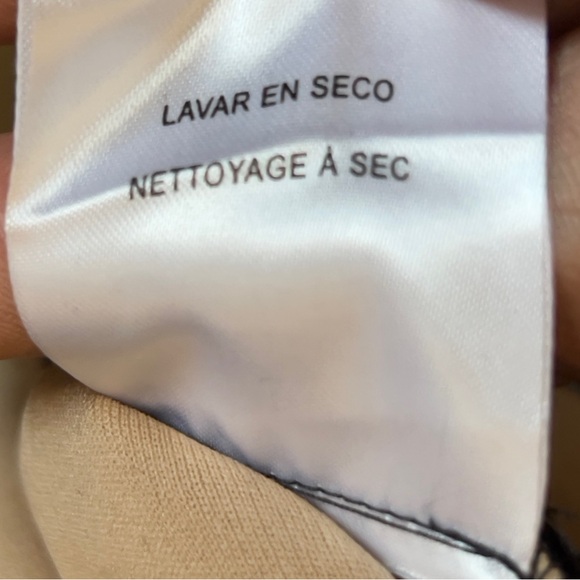 Maggy London Nadia Lace Midi Dress Black & Nude Size 14 - Picture 6 of 11